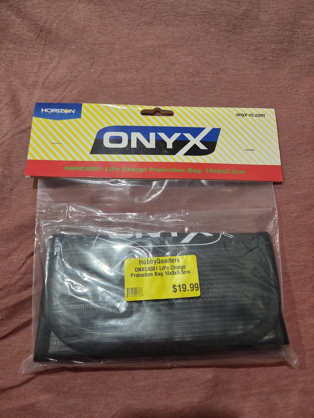 Onyx LiPo Charge Protection Bag - Black